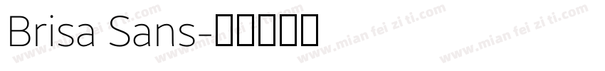 Brisa Sans字体转换